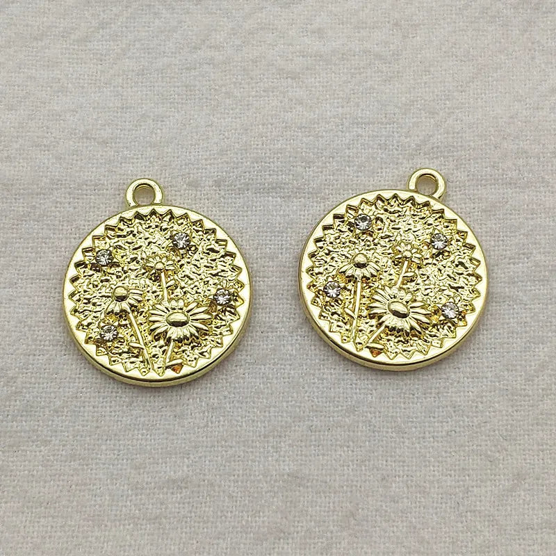 Arrival! Rhinestone Flower Charm 100pcs for DIY Jewelry
