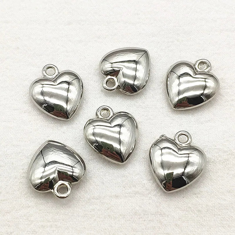 CCB Heart Shape Beads for Jewelry Making