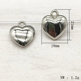 CCB Heart Shape Beads for Jewelry Making