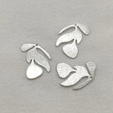 100pcs Brass Leaves Charm Necklace Earrings DIY Jewelry Findings