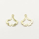 100pcs Zinc Alloy Leaf Charm Necklace Earring DIY Jewelry Findings