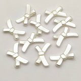 Arrival! 21x33mm 200pcs pearls Bows Beads For Necklace/Earrings DIY Parts
