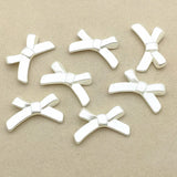 Arrival! 21x33mm 200pcs pearls Bows Beads For Necklace/Earrings DIY Parts