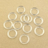 Clear Acrylic Rings Beads for Jewelry Making