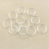 Clear Acrylic Rings Beads for Jewelry Making
