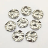 22mm Stainless Steel Round Charm For Necklace/Earrings DIY Parts