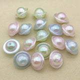 100pcs UV Luminous Flywheel Beads DIY Jewelry Findings