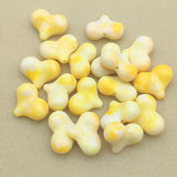 300pcs Arrival! Double Effect Heart Beads For Necklace Earrings DIY