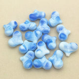 300pcs Arrival! Double Effect Heart Beads For Necklace Earrings DIY