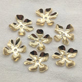 Arrival! 22x20mm 100pcs Brass Spacer Flower For DIY Jewelry