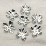 Arrival! 22x20mm 100pcs Brass Spacer Flower For DIY Jewelry