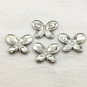 100pcs CCB Effect Butterfly Beads for DIY Jewelry, Findings