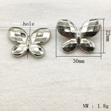 100pcs CCB Effect Butterfly Beads for DIY Jewelry, Findings