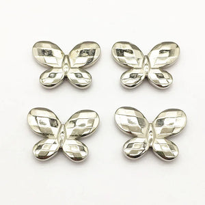 100pcs CCB Effect Butterfly Beads for DIY Jewelry, Findings