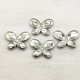 100pcs CCB Effect Butterfly Beads for DIY Jewelry, Findings