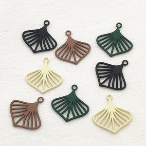 100pcs Spray Paint Feather Pendants DIY Jewelry Findings