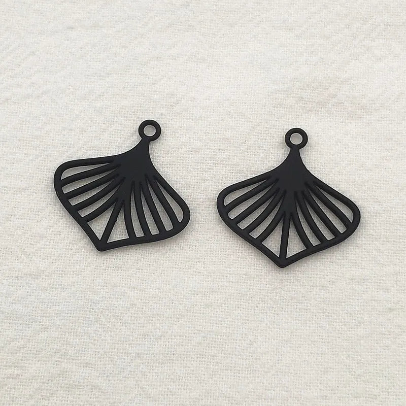 100pcs Spray Paint Feather Pendants DIY Jewelry Findings