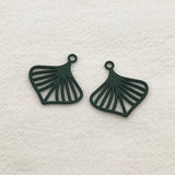 100pcs Spray Paint Feather Pendants DIY Jewelry Findings
