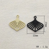 100pcs Spray Paint Feather Pendants DIY Jewelry Findings