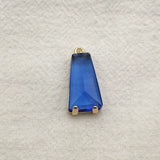 Copper Crystal Trapezoid Charm DIY Jewelry Findings