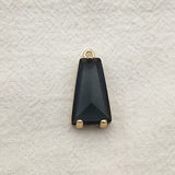Copper Crystal Trapezoid Charm DIY Jewelry Findings
