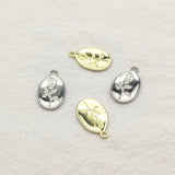 Arrival! 23x14mm Oval-Shape Charm for DIY Jewelry, 100pcs