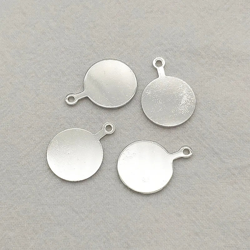 Brass Round Pendants 100pcs DIY Jewelry Findings