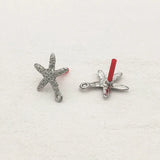 100pcs Starfish Ear Stud for Jewelry DIY