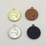 Arrival! 23x20mm Zinc Alloy Round Charm For Jewelry DIY