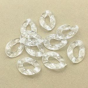 Snowflake Effect Chain Beads For Necklace Earrings DIY 560pcs