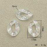 Snowflake Effect Chain Beads For Necklace Earrings DIY 560pcs