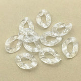 Snowflake Effect Chain Beads For Necklace Earrings DIY 560pcs