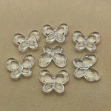 Acrylic Clear Butterfly Beads 170pcs