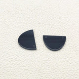 Acrylic Semicircle Charm Earring DIY Parts 100pcs