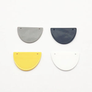Acrylic Semicircle Charm Earring DIY Parts 100pcs