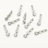 CZ Pendants Copper Charm For Earrings DIY 50pcs