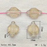 Bronzing Effect Oval Beads 300pcs Jewelry Findings DIY Parts