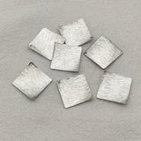 25mm 100pcs Zinc Alloy Rhombus Charm DIY Earring Necklace Parts