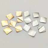 25mm 100pcs Zinc Alloy Rhombus Charm DIY Earring Necklace Parts
