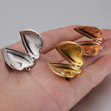 Arrival 25mm Heart Locket Pendant Stainless Steel Necklace 20Pcs/Lot