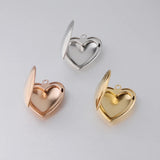 Arrival 25mm Heart Locket Pendant Stainless Steel Necklace 20Pcs/Lot