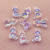 100pcs Clear Aurora/AB UV Effect Beads For Necklace Earrings DIY
