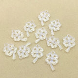 900pcs Clear Magic Flower Beads for Earrings/Necklace DIY Parts