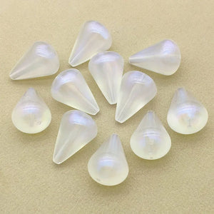 130pcs Clear Magic Drop Beads DIY Jewelry Findings Components