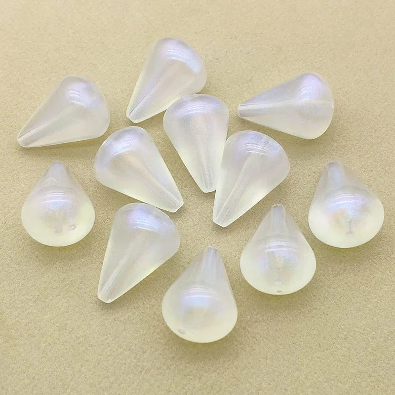 130pcs Clear Magic Drop Beads DIY Jewelry Findings Components