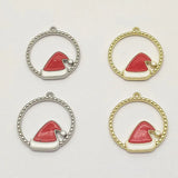 Arrival! 25x22mm 100pcs Christmas Hat Charm For DIY Jewelry