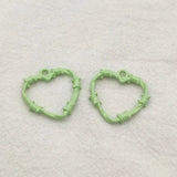 Arrival! 100pcs Heart Charm Zinc Alloy Pendants