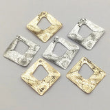 Arrival! Brass Rhombus Charm Pendants 50pcs for DIY Jewelry Making