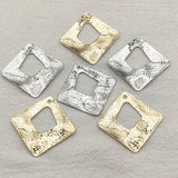 Arrival! Brass Rhombus Charm Pendants 50pcs for DIY Jewelry Making