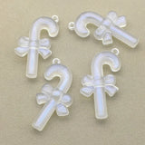 120pcs Clear Magic Crutches Beads Necklace Earrings DIY Parts